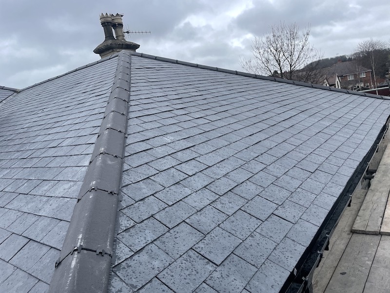 Newstone Roofers completing a new roof